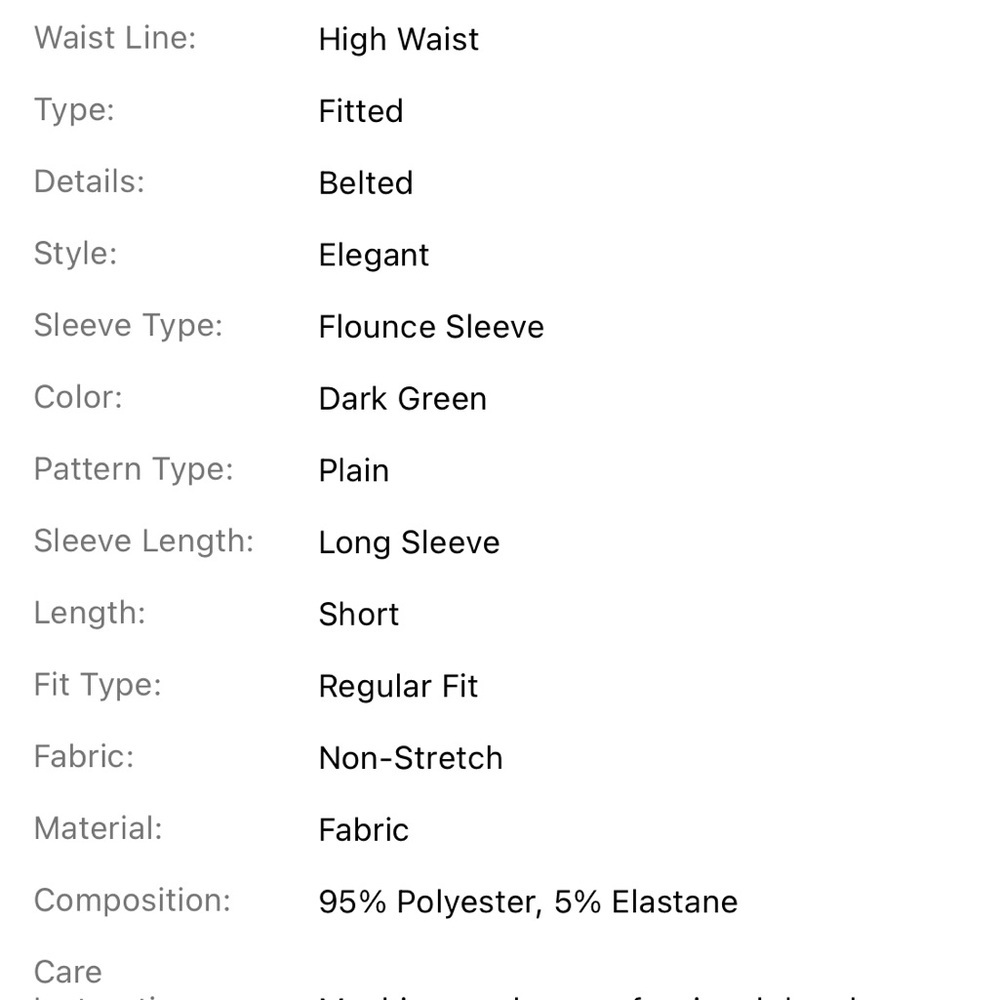 Frenchy Flounce Sleeve Belted Dress 👗 - Picture 5 of 5